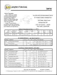 SM706 Datasheet