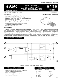 MSK5115-12TU Datasheet