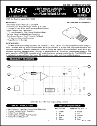 MSK5150-3-3TU Datasheet