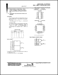 SNJ54HC4002J Datasheet