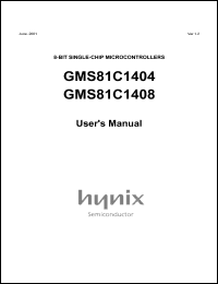 GMS87C1404 Datasheet