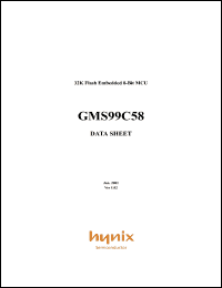 GMS99C58 Datasheet