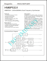 HM6P5331 Datasheet