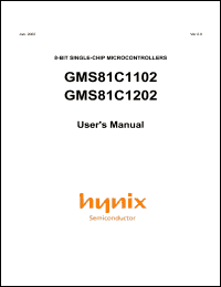 GMS81C1102 Datasheet