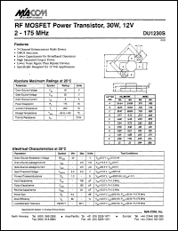 DU1230S Datasheet