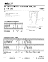 DU2880V Datasheet