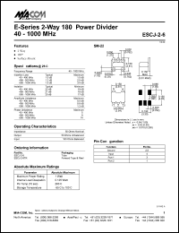 ESCJ-2-6TR Datasheet