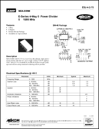 ESJ-4-2-75 Datasheet