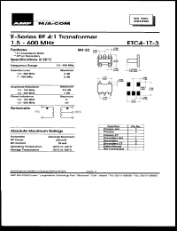 ETC4-1T-3 Datasheet