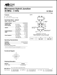 H-183-4SMA Datasheet