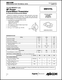 MRF275L Datasheet