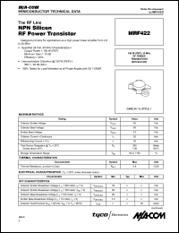MRF422 Datasheet