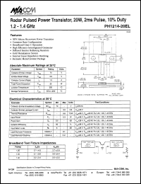 PH1214-20EL Datasheet