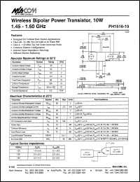 PH1516-10 Datasheet