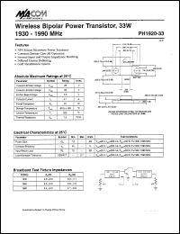 PH1920-33 Datasheet