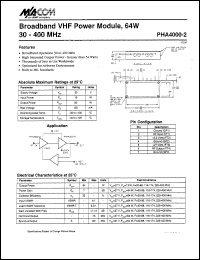 PHA4000-2 Datasheet