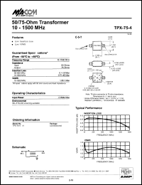 TPX-75-4N Datasheet