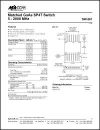 SW-261 Datasheet