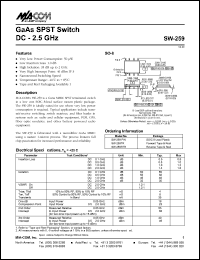 SW-259 Datasheet