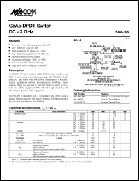 SW-289TR Datasheet