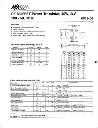 UF2840G Datasheet