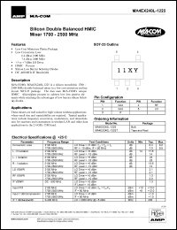 MA4EX240L-1225T Datasheet