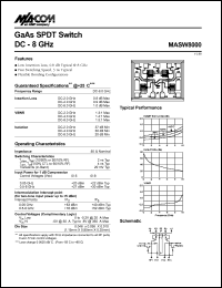 MASW8000 Datasheet