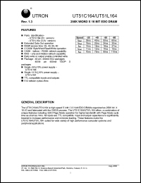 UT51L164MC-35 Datasheet