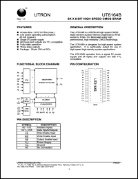 UT6164BJC-8 Datasheet