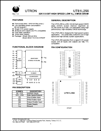 UT61L256JC-15 Datasheet