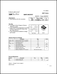 IRF7453 Datasheet