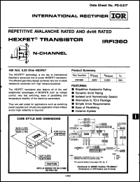 IRFI360 Datasheet