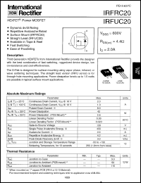 IRFUC20 Datasheet