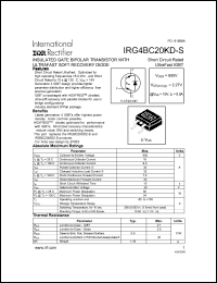 IRG4BC20KD-S Datasheet