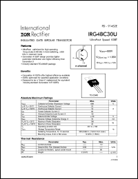 IRG4BC30U Datasheet