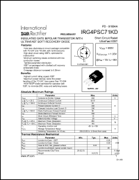 IRG4PSC71KD Datasheet