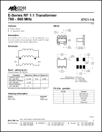 ETC1-1-6 Datasheet