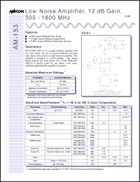 AM-153PIN Datasheet
