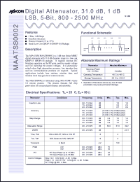 MAATSS0002-TB Datasheet