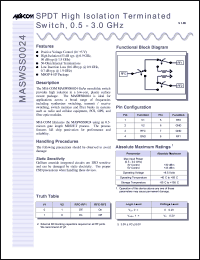 MASWSS0024 Datasheet