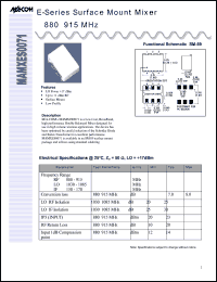 MAMXES0071 Datasheet