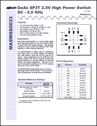 MASWSS0033SMB Datasheet