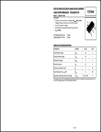 FZT849 Datasheet