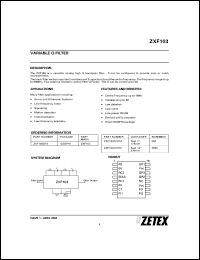 ZXF103Q16TA Datasheet