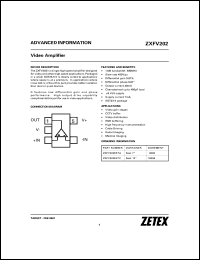 ZXFV202E5TC Datasheet