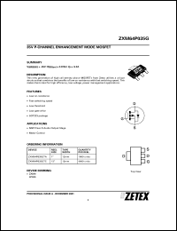 ZXM64P035GTC Datasheet