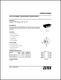 ZXMN10A08E6TC Datasheet