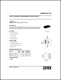 ZXMN10A11GFTA Datasheet