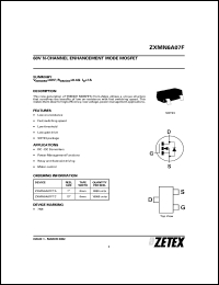 ZXMN6A07FTA Datasheet