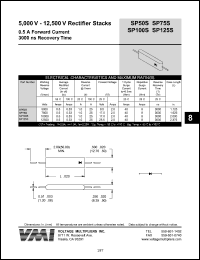 SP125S Datasheet